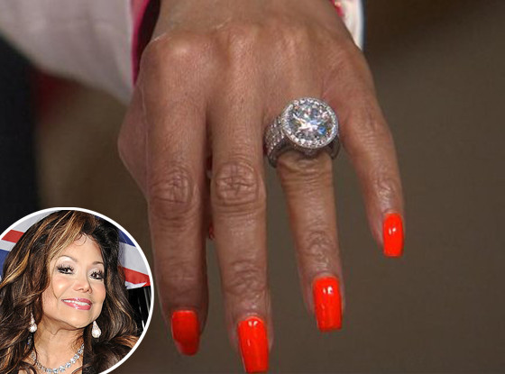 Latoya Jackson, Engagement Ring Latoya Jackson, Engagement Ring